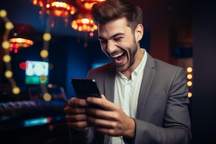 Ilustrasi keamanan digital dengan gembok dan jaringan aman untuk perlindungan pemain kasino online